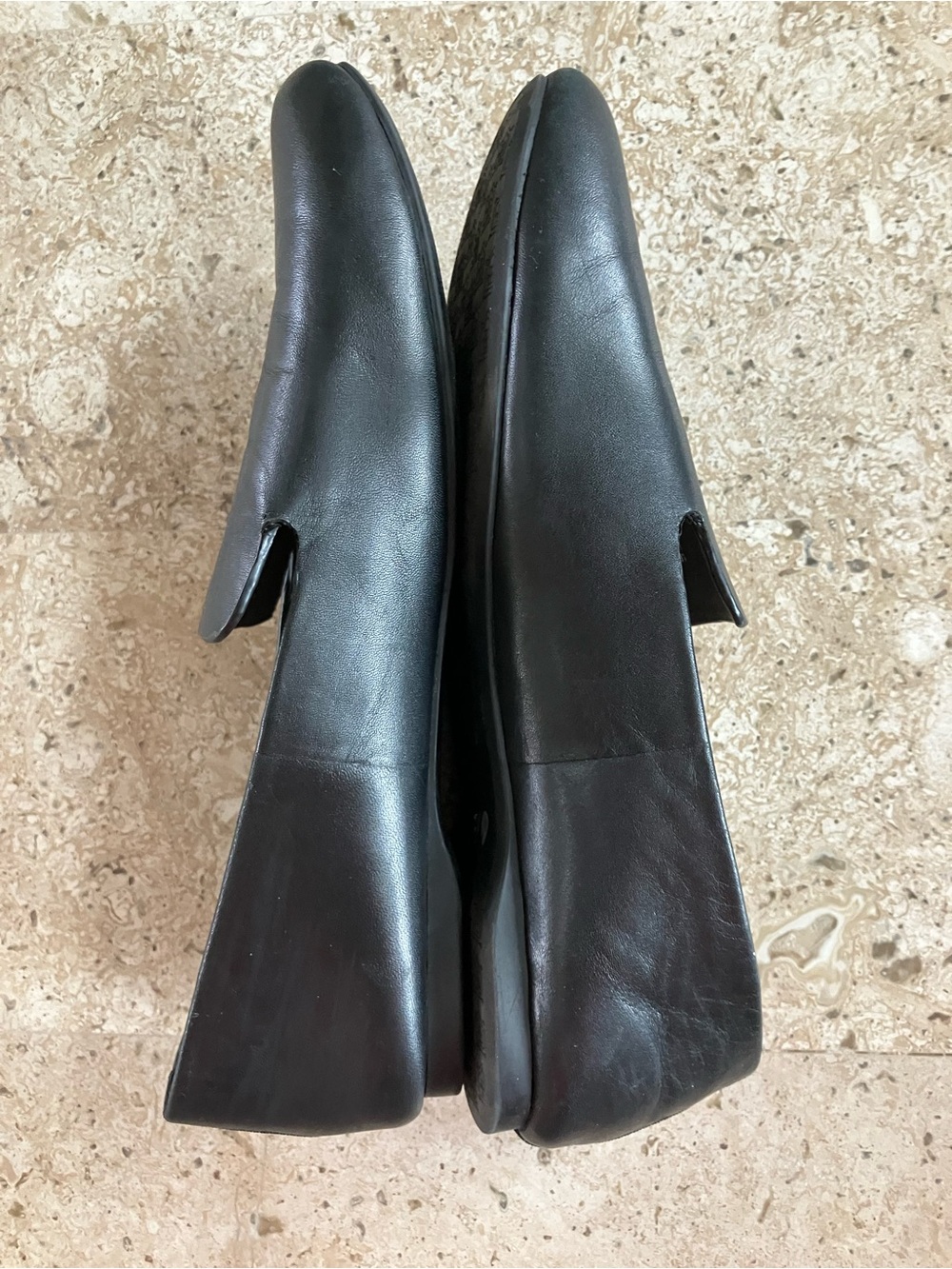 Birdies The Starling Loafer Black Leather Flats Quilted-Insole Flats (7.5) - Picture 6 of 8